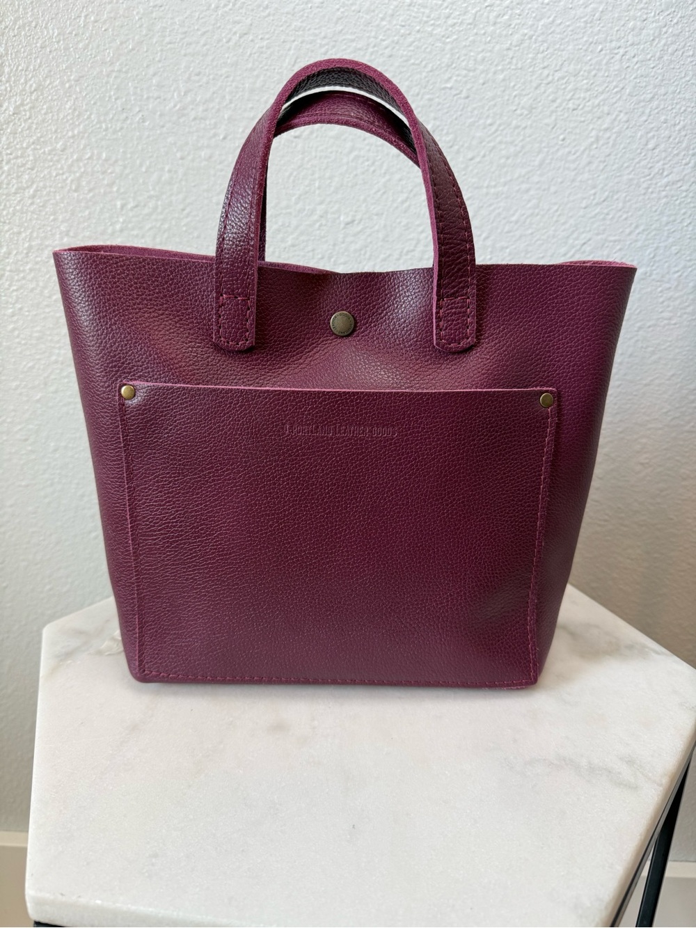 Portland Leather Violet Moon Mini Crossbody Tote Mystery Box Rare